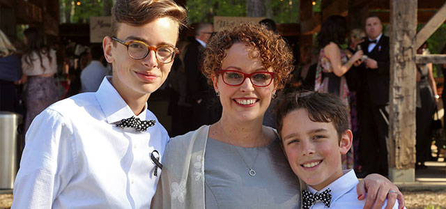 Tracy and her family